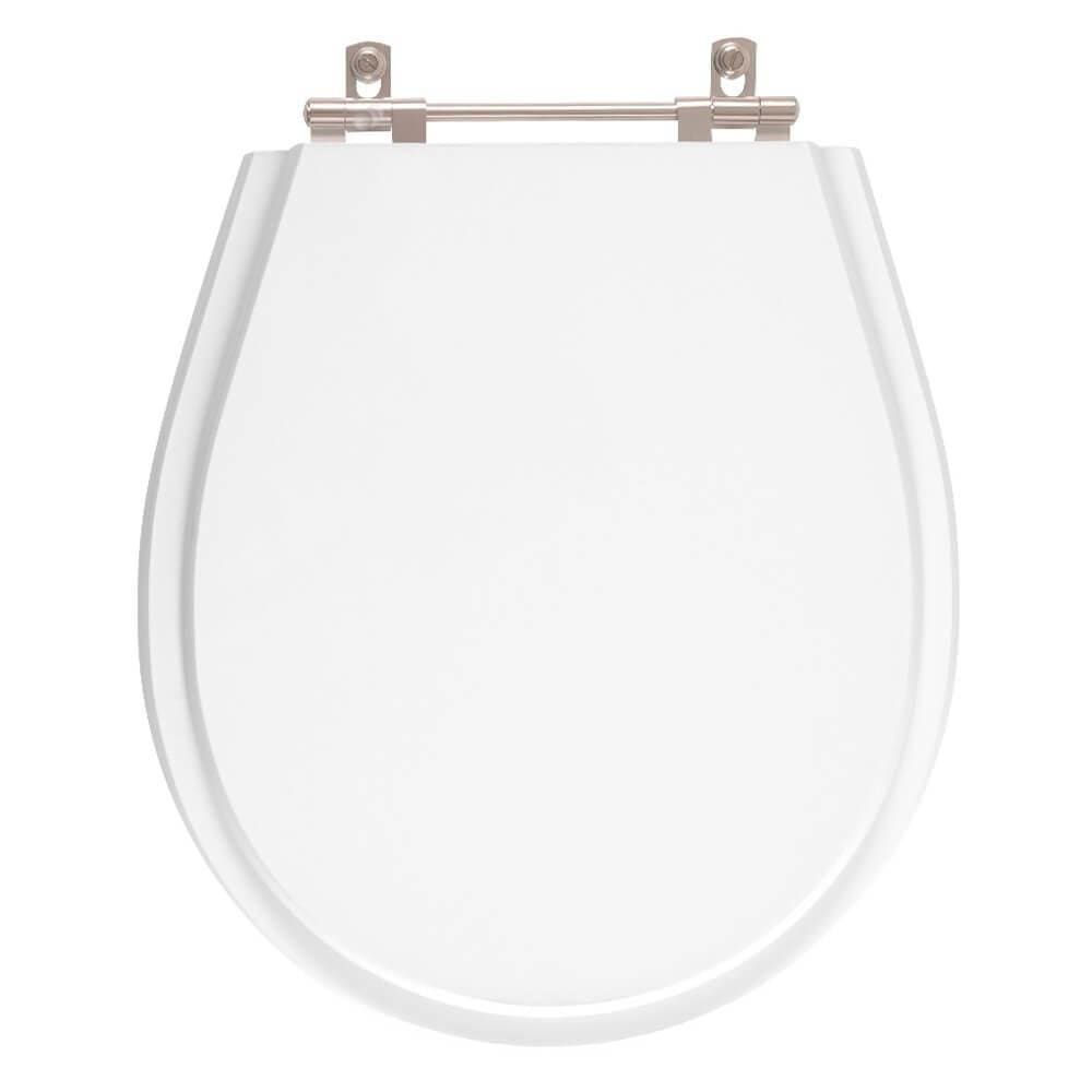 Assento Sanitario Poliester Aries Branco para Vaso Eternit