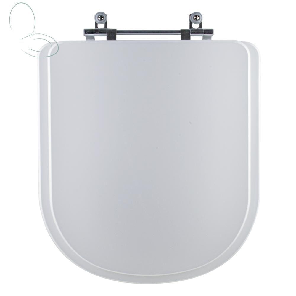 Tampa Vaso Sanitário Poliester Acrilico Lille Branco para bacia Sensea
