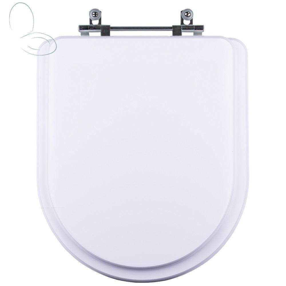 Tampa Vaso Sanitário Poliester Acrilico Carrara Branco para bacia Deca