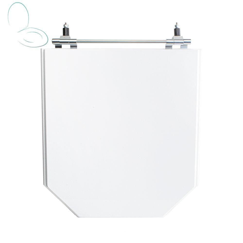 Tampa Vaso Sanitário Poliester Acrilico Atrium Branco para bacia Incepa