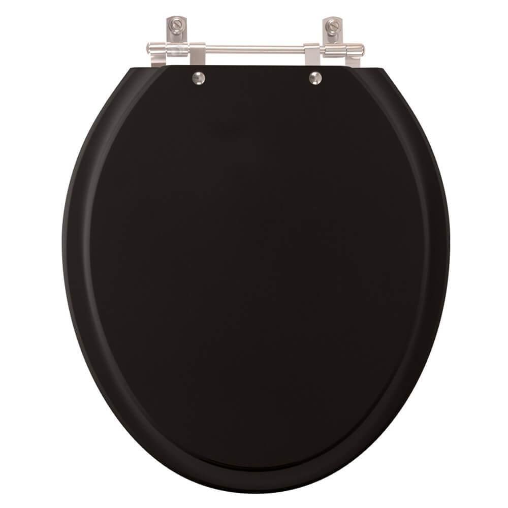 Assento Sanitário Lirio Preto para vaso Celite