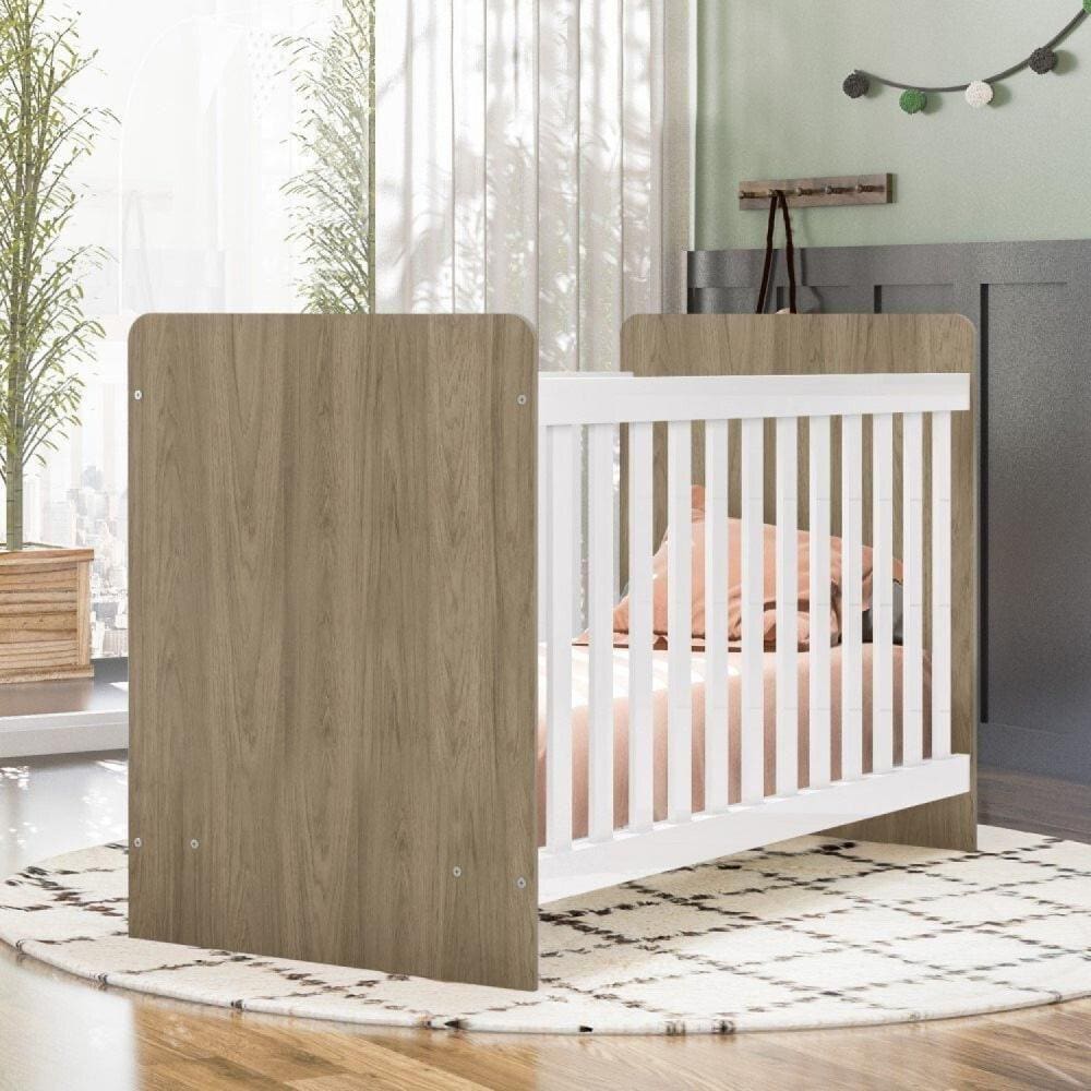 Berço Labirinto Rústico/Branco