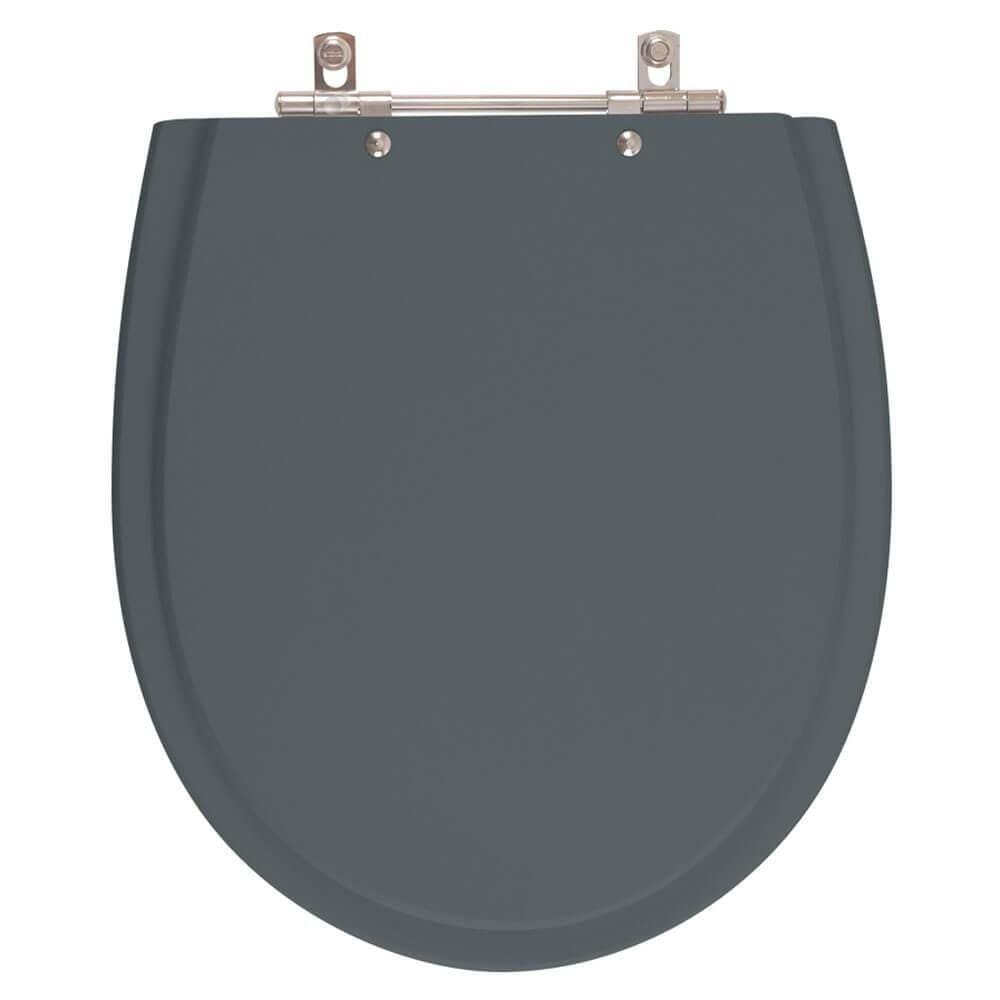 Assento Sanitario Polo Cinza Escuro para Vaso Hervy