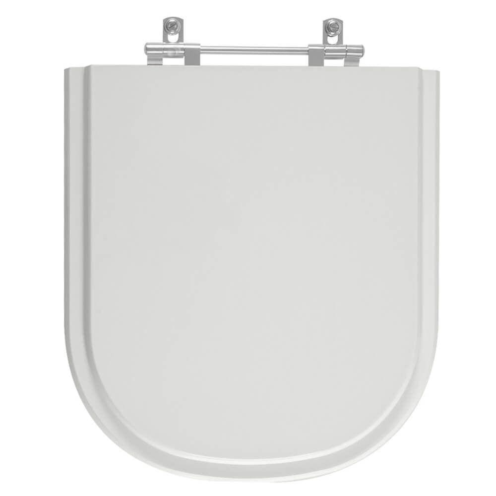 Assento Sanitário Life Cinza Prata para vaso Celite