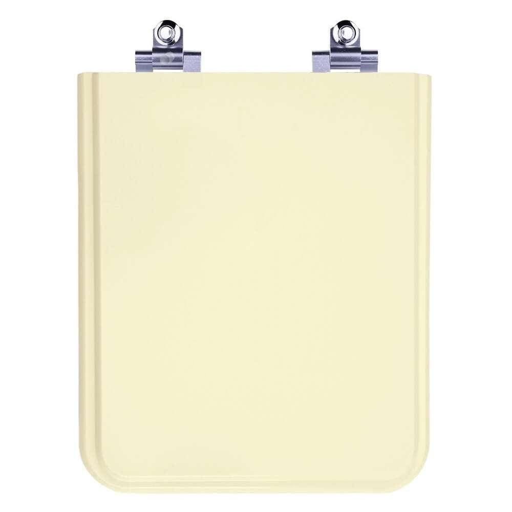 Assento Sanitário Laqueado Soft Close Square Bone (Bege Claro) Para vaso Incepa