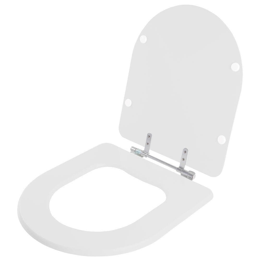 Assento Sanitário Smart Cinza Prata para vaso Celite
