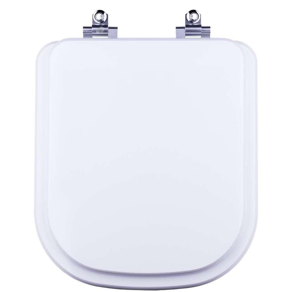 Tampa de Vaso Sanitário com Amortecedor Quadra Branco para Bacia Deca