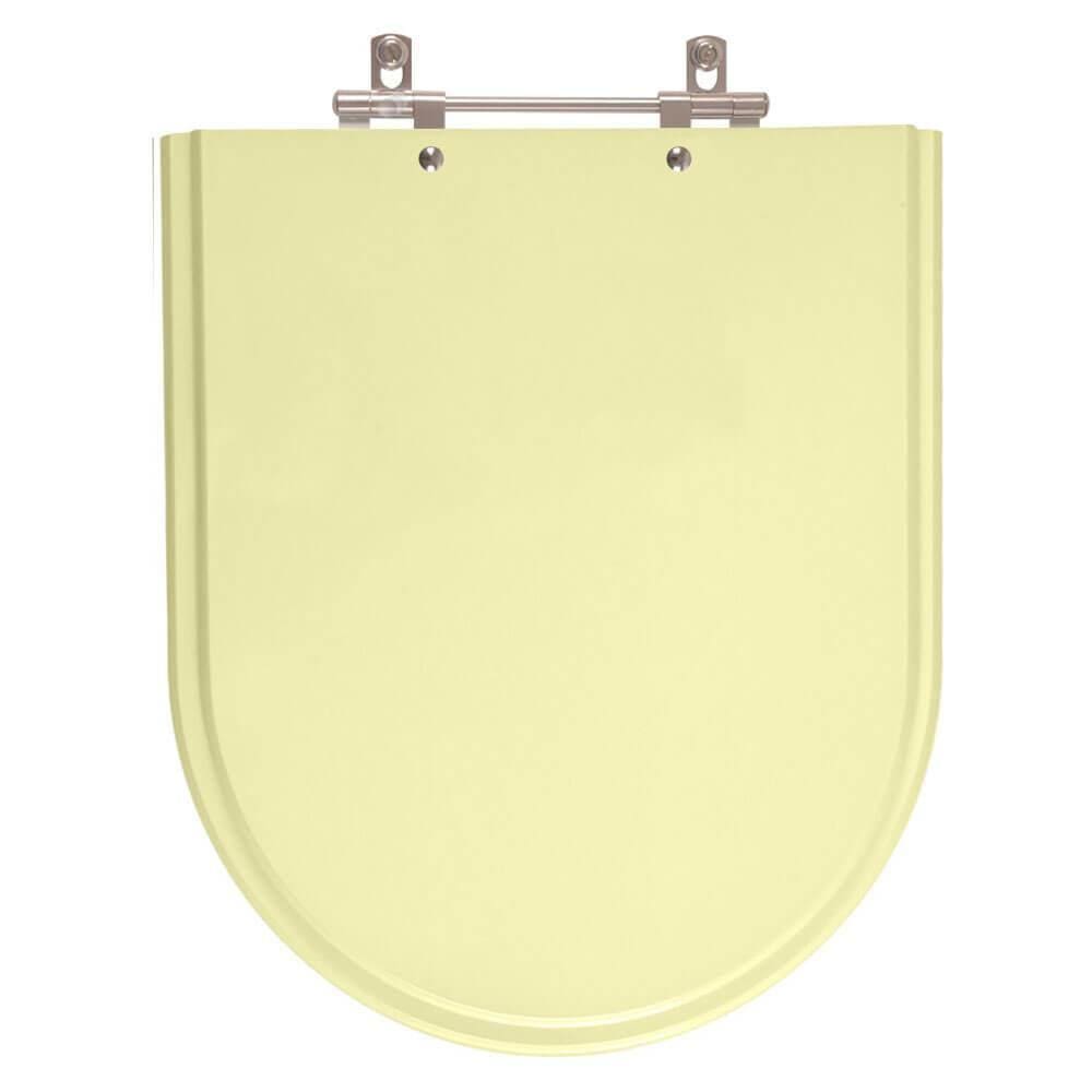 Tampa de Vaso Sanitário Poliéster Jasmim Marfim para bacia Fiori