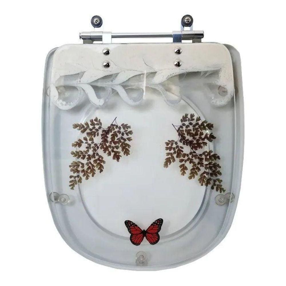 Tampa De Vaso Acrílico Decorada Sabatini Palha P/ Icasa 6lpf