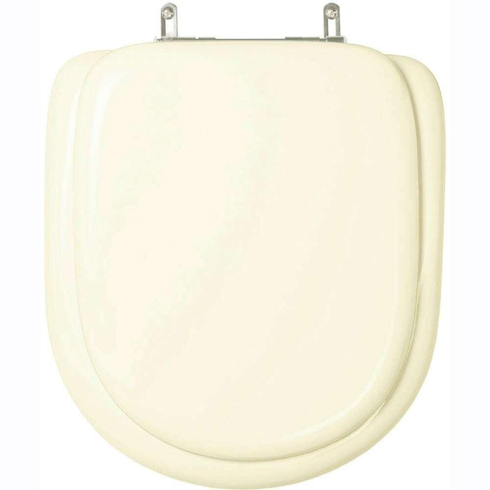 Tampa de Vaso Sanitário Almofadada Flox Marfim para bacia Fiori