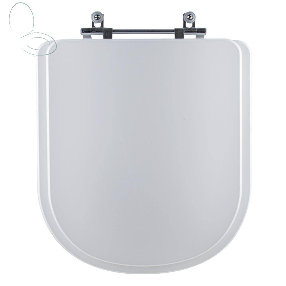 Tampa Vaso Sanitário Poliester Acrilico Lille Branco para bacia Sensea