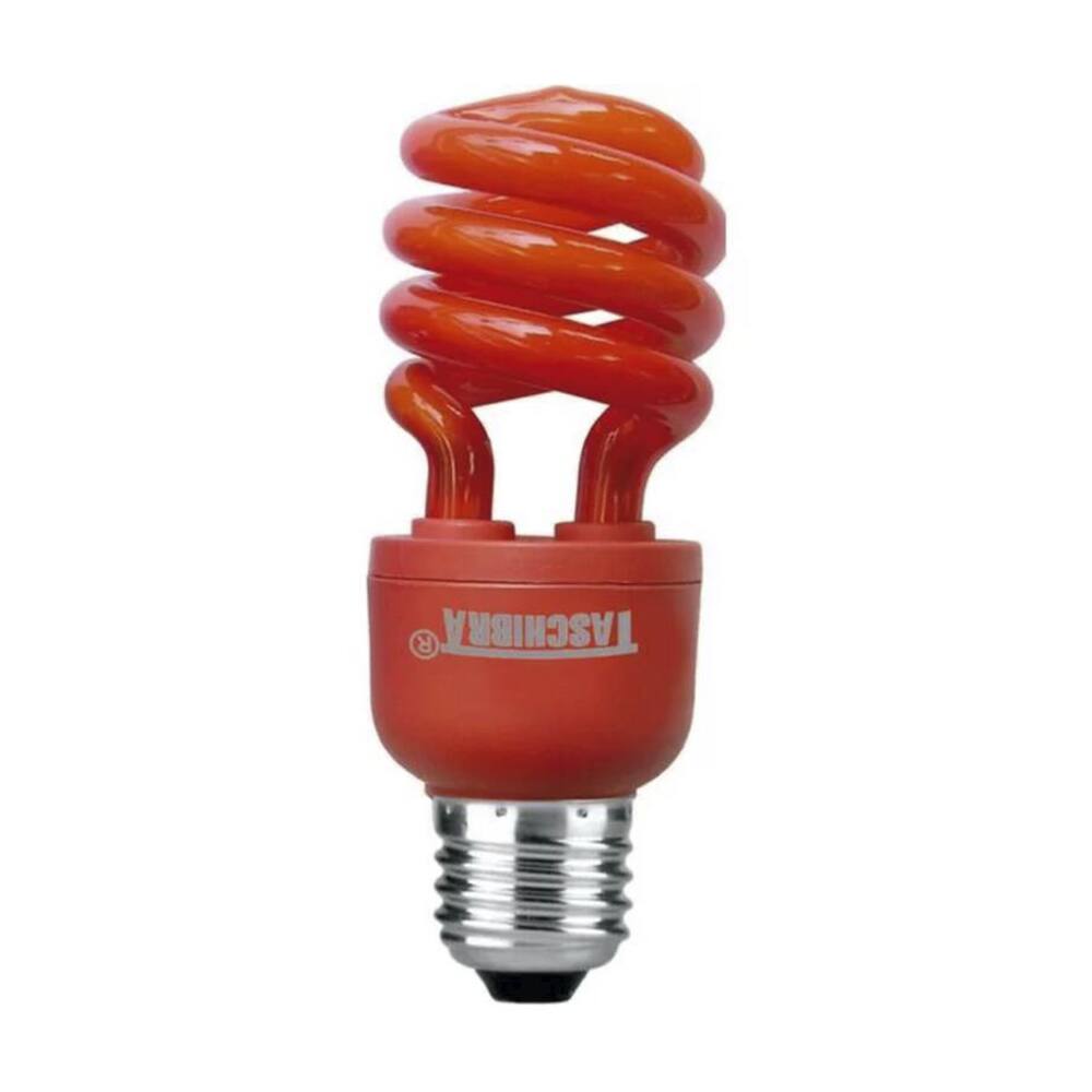 Lâmpada Compacta Eletrônica Taschibra Espiral 26W E27 110V Vermelha