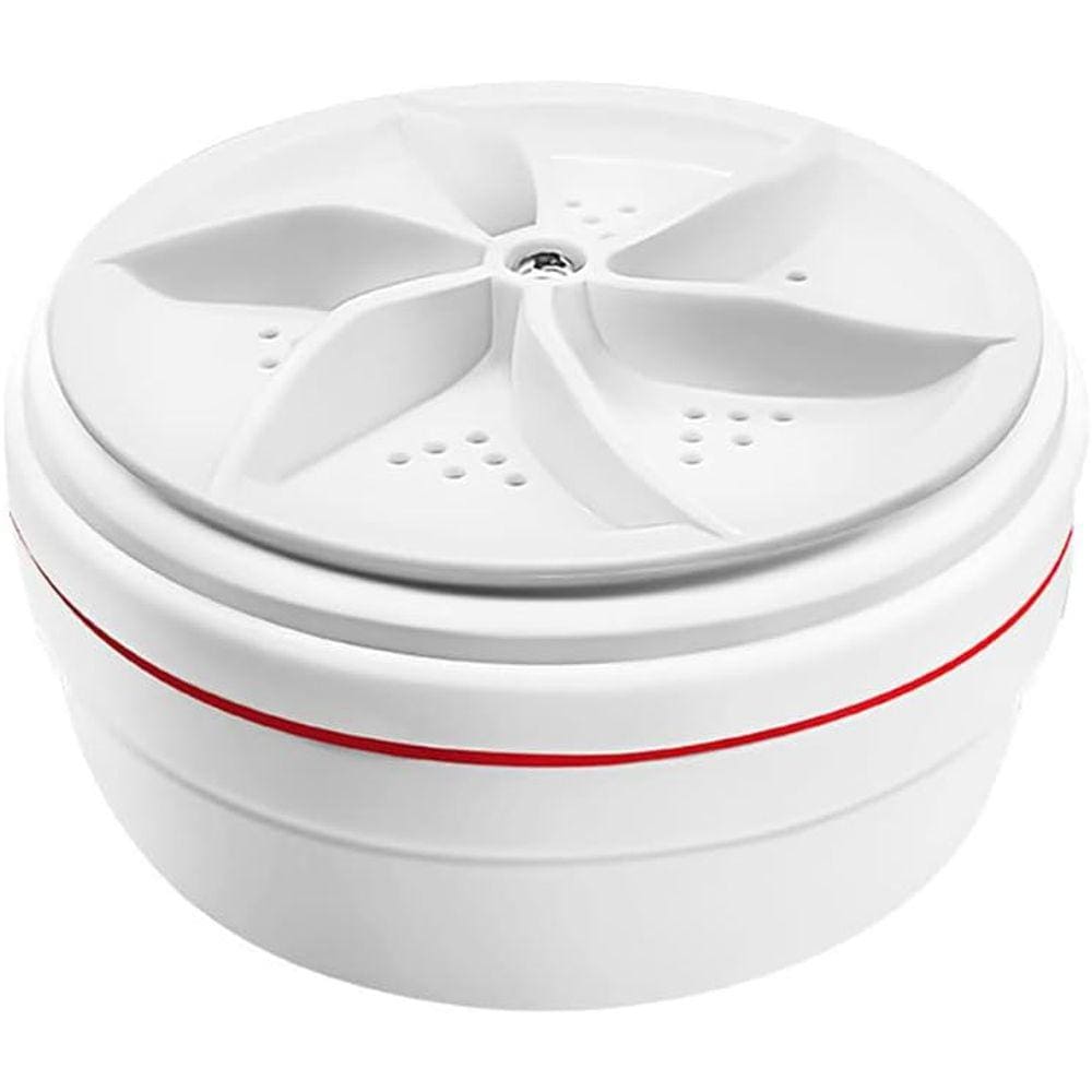 Máquina de lavar Mini máquina portátil para meias sob calcinha, máquina de lavar turbo ultrassônica para dormitório