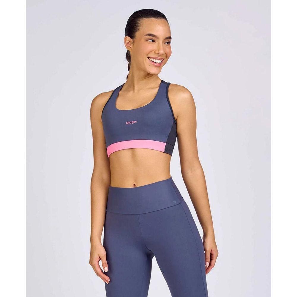 Top Alto Giro Recorte Com Elastico Feminino Ref:2332514