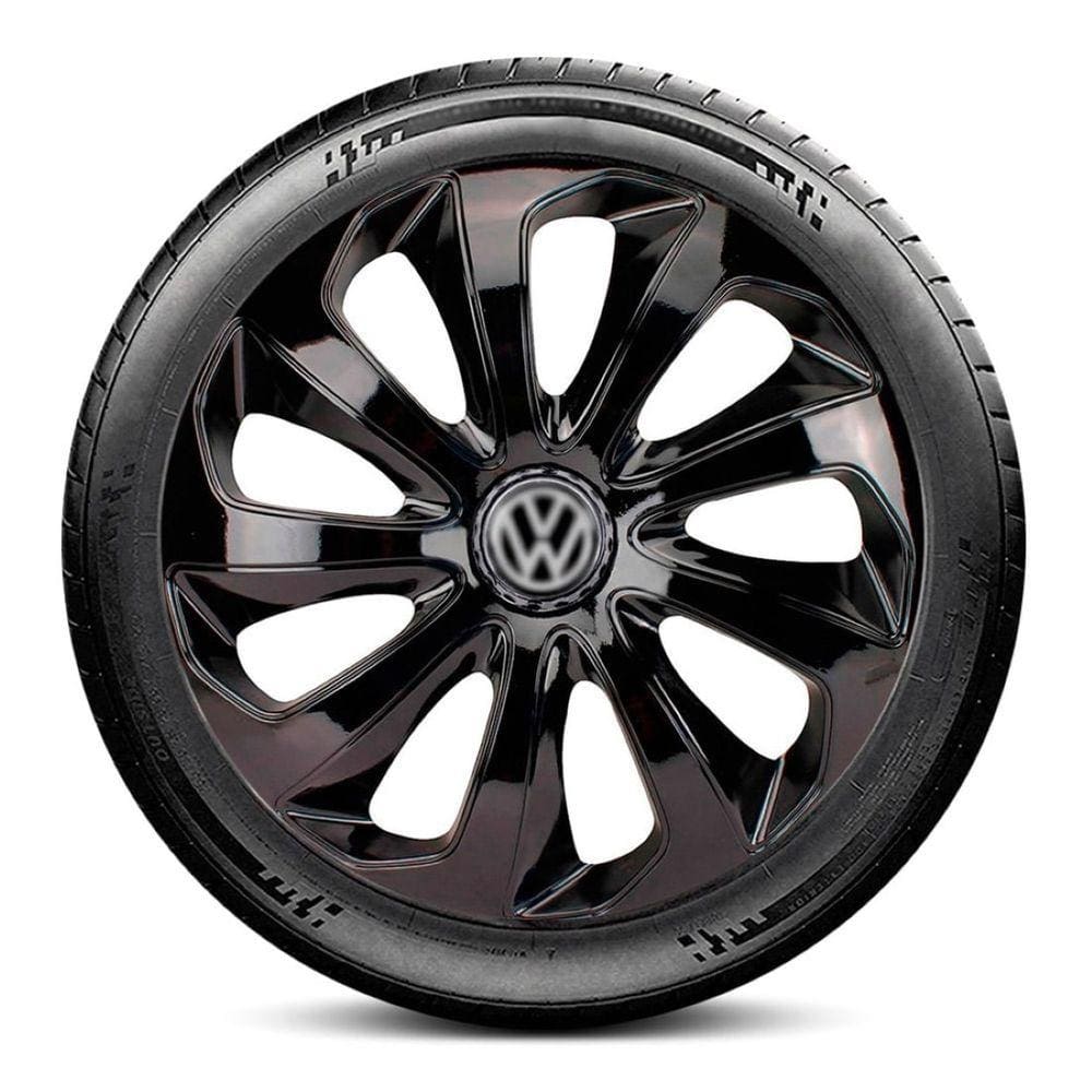Calota LC117 Volkswagen Aro 14 Preta Velox Escolha o carro