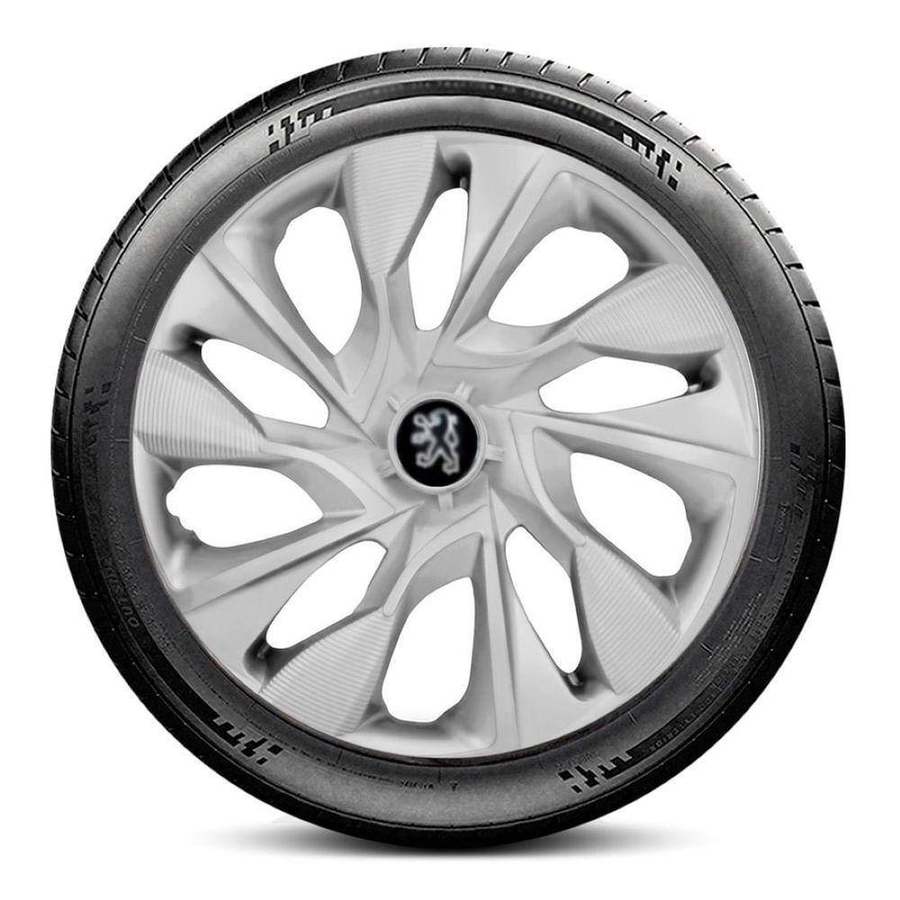 Calota LC330 Peugeot Aro 14 Prata DS4 Escolha o carro