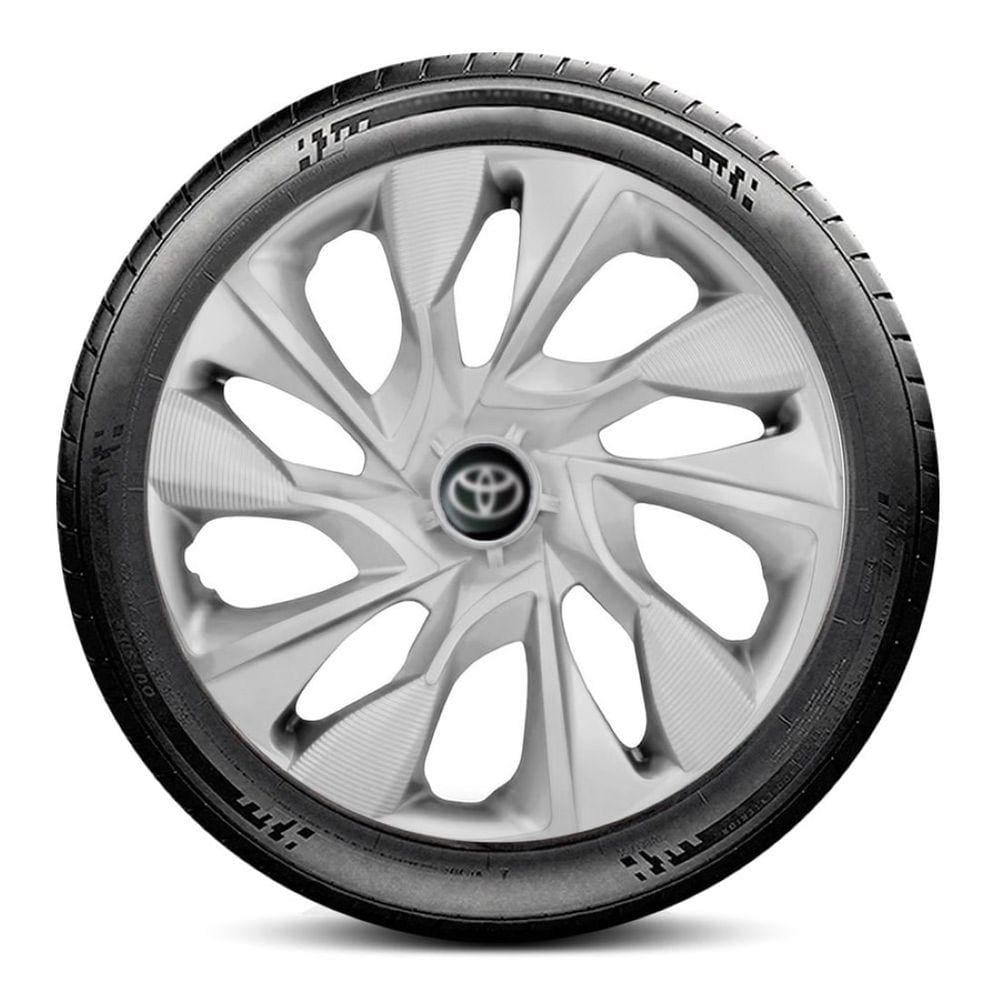 Calota LC330 Toyota Aro 14 Prata DS4 Escolha o carro