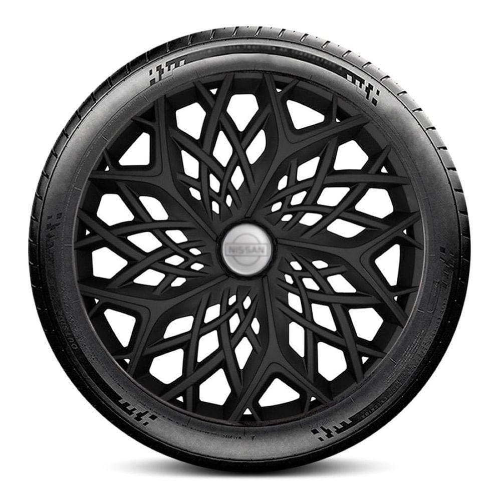 Calota LC153 Nissan Aro 13 Preta Fosca Moove Escolha o carro