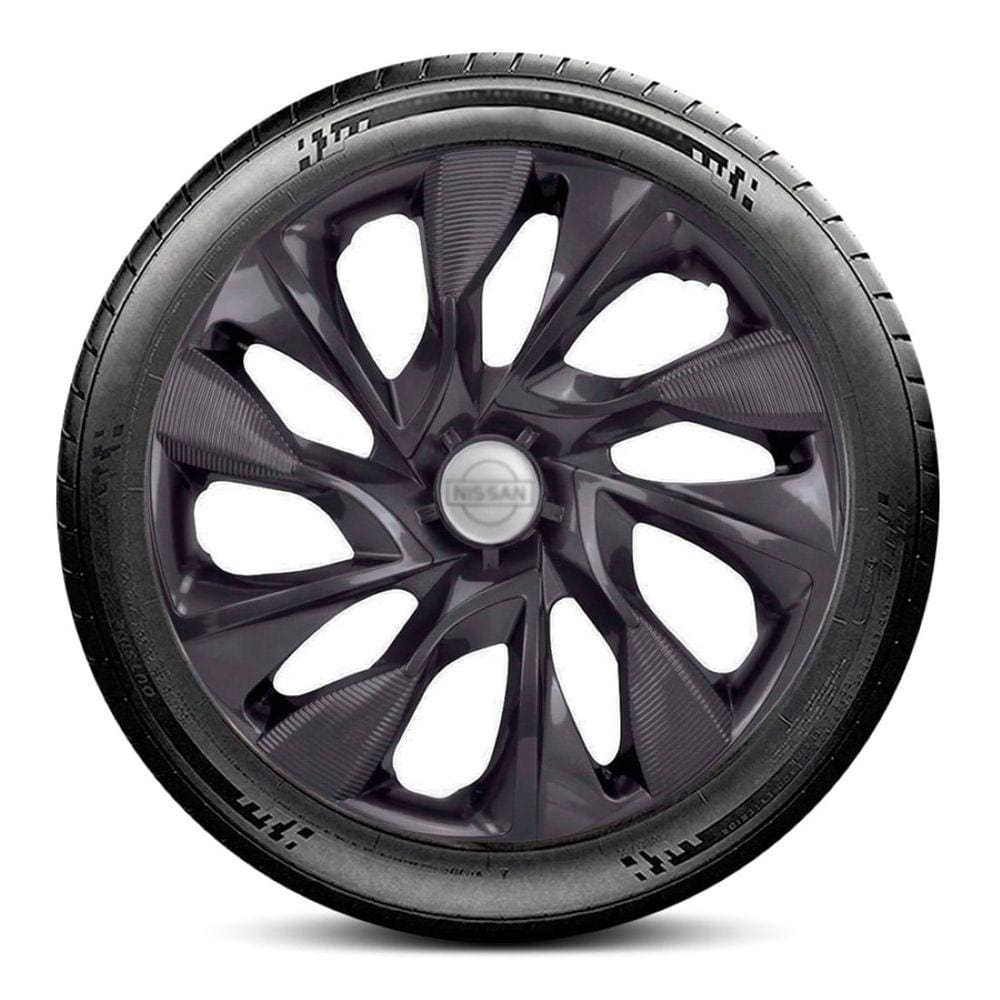 Calota LC363 Nissan Aro 15 Preta Fosca DS4 Escolha o carro
