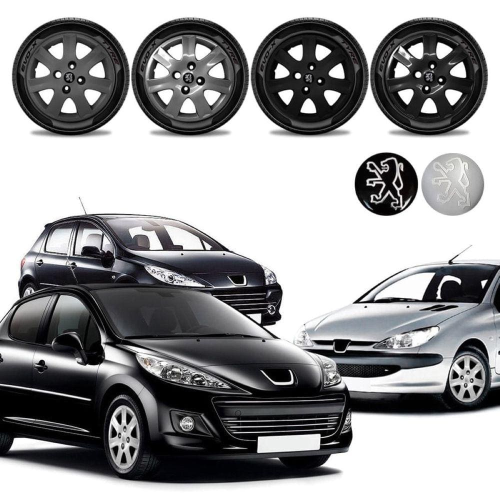 Jogo calota Peugeot 206 207 307 Todos Aro 14
