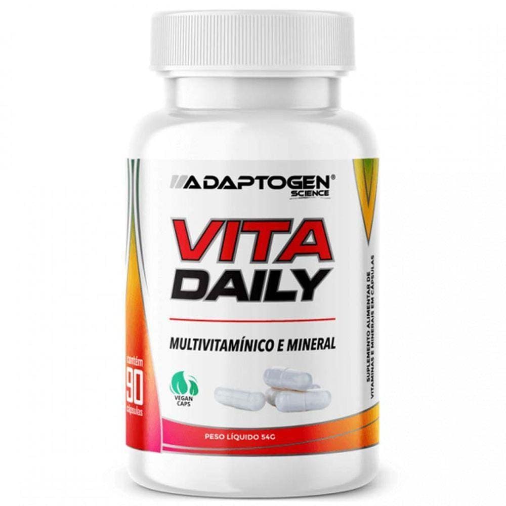 Multivitamínico Vita Daily Com 90 Cápsulas Veganas Adaptogen