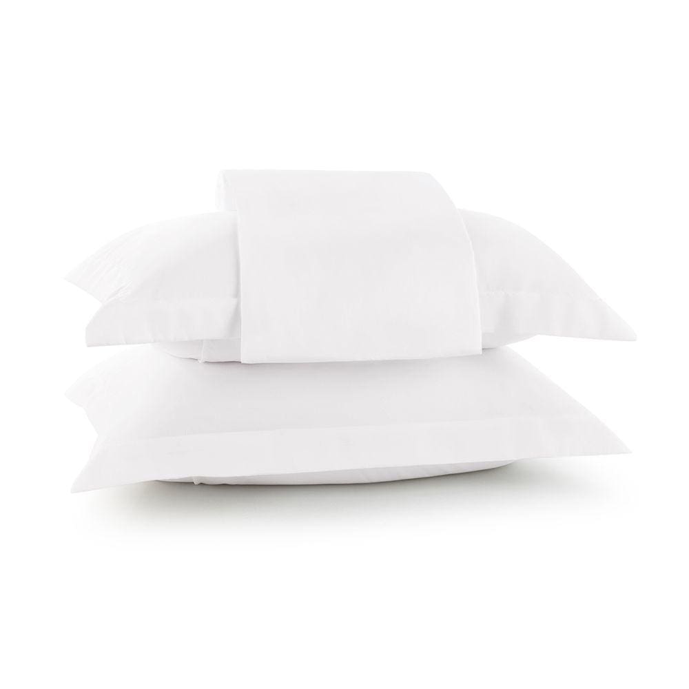 Jogo de Lençol Lynel Cama Casal Full 3 Peças Sofistic Branco