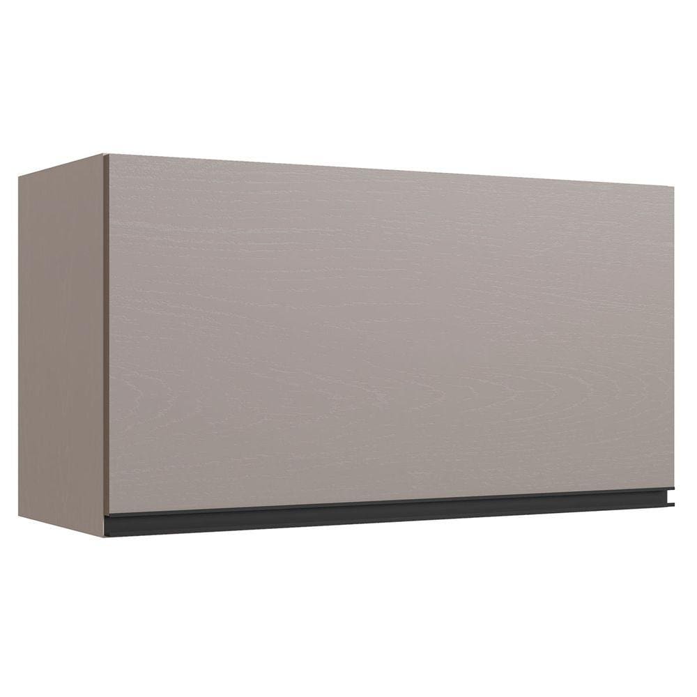 Armário Aéreo Cozinha 80 Cm 1 Porta Basculante Fumê - Quiditá Móveis