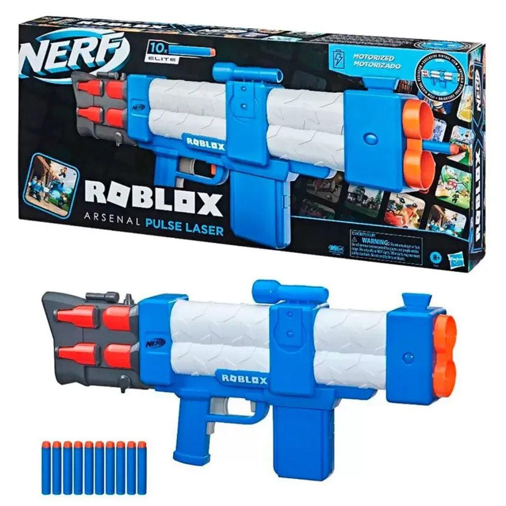 Nerf Kit 2 Lança Dardos Roblox Jailbreak Armory - Hasbro