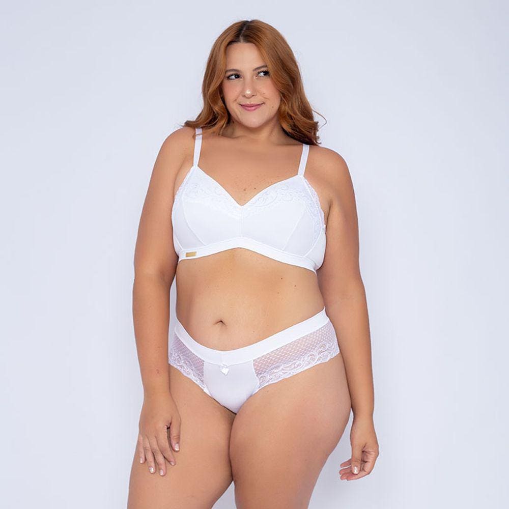 Conjunto com Bojo Comfort e Laterais Largas com Renda