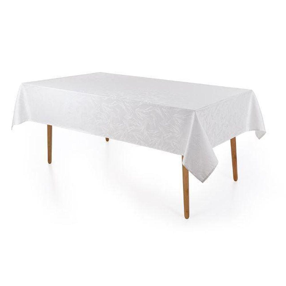 Toalha Mesa Retangular 8 Lugares Sempre Limpa Urban Branco