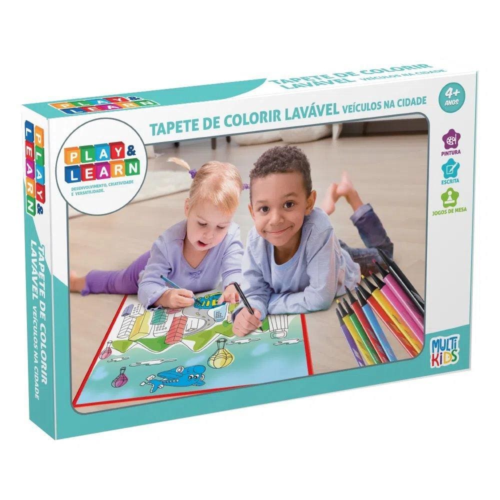Louça Mágica Tapete de Colorir Lavável da Multikids - BR1744