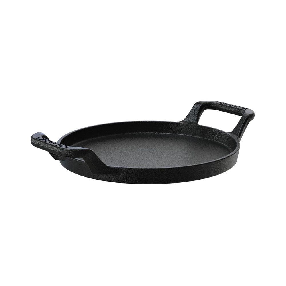 Bifeteira Redonda Alça Ferro Fundido Servir Porção 22cm