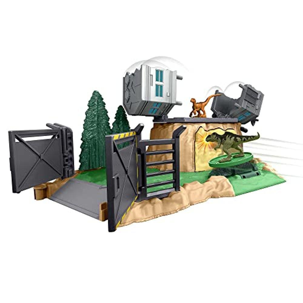Conjunto de brinquedos Jurassic World Dominion com Giganotosauro Rampage e mini bonecos