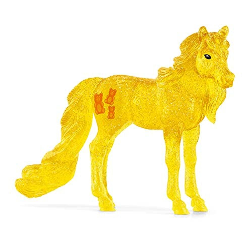 Schleich bayala, Figura de Brinquedo de Unicórnio Colecionável para Meninas e Meninos, Estatueta de Unicórnio Gumdrop (Série de Sobremesa), Idades 5+