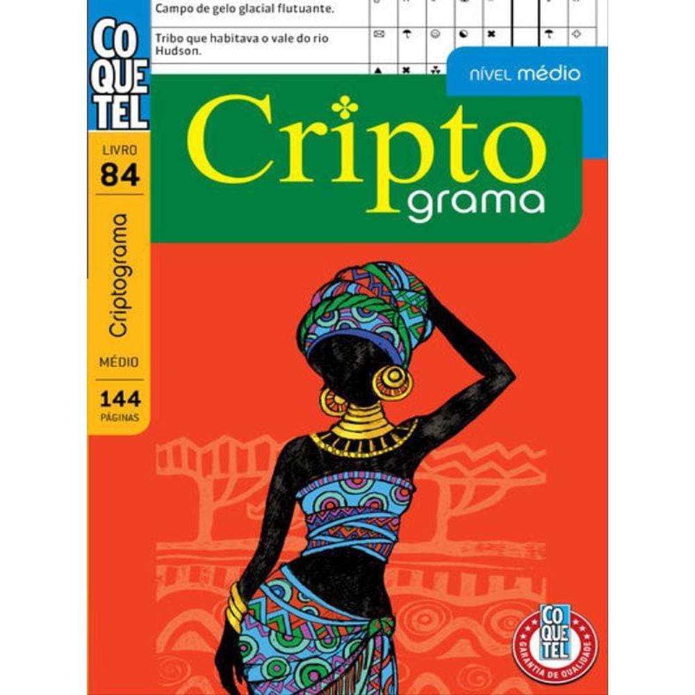 Livro Coquetel Criptograma Nível Médio Ed 84
