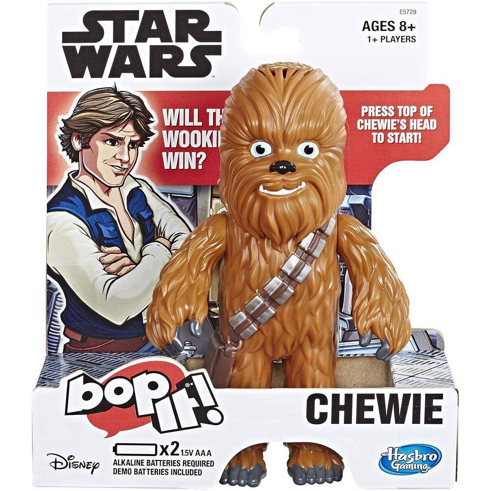 Hasbro Gaming Bop It! Jogo eletrônico Star Wars Chewie Edition para Crianças 8 anos e up