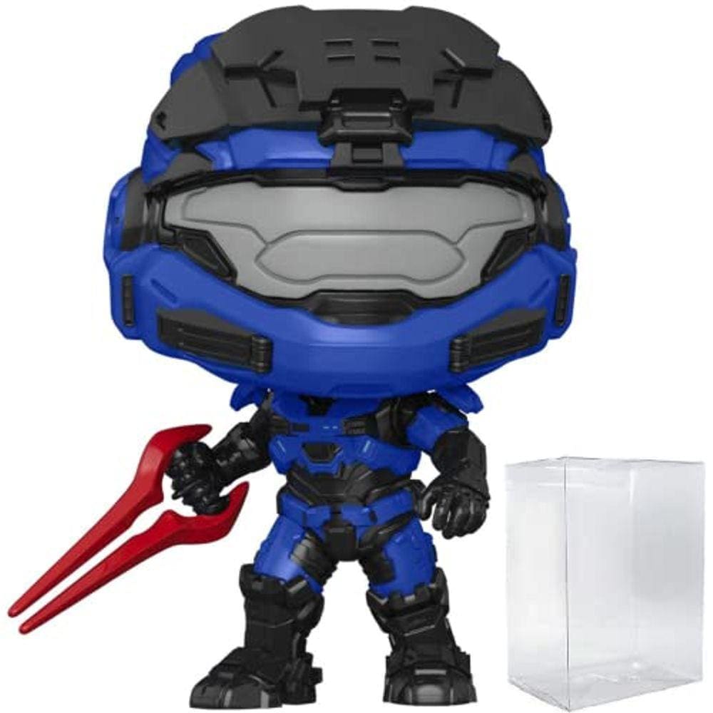 Halo Infinite - Spartan Mark V com Red Energy Sword Edição Limitada Chase Funko Pop! Boneco de vinil (fornecido com capa protetora compatível com Pop