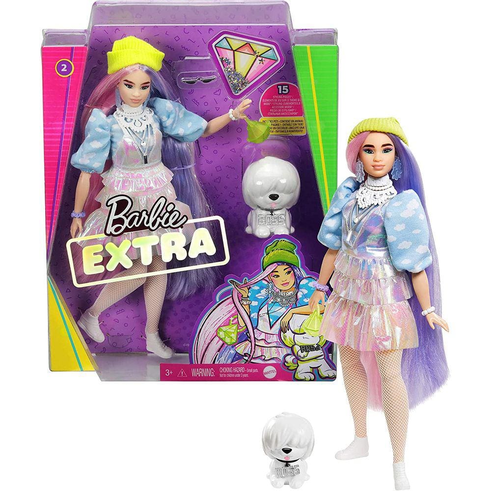 Boneca arlequina mimo, extra