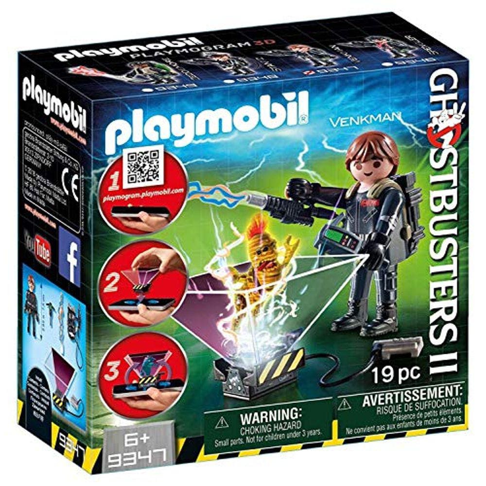 Playmobil Figura 3D Interativa Caça-Fantasmas Venkman II
