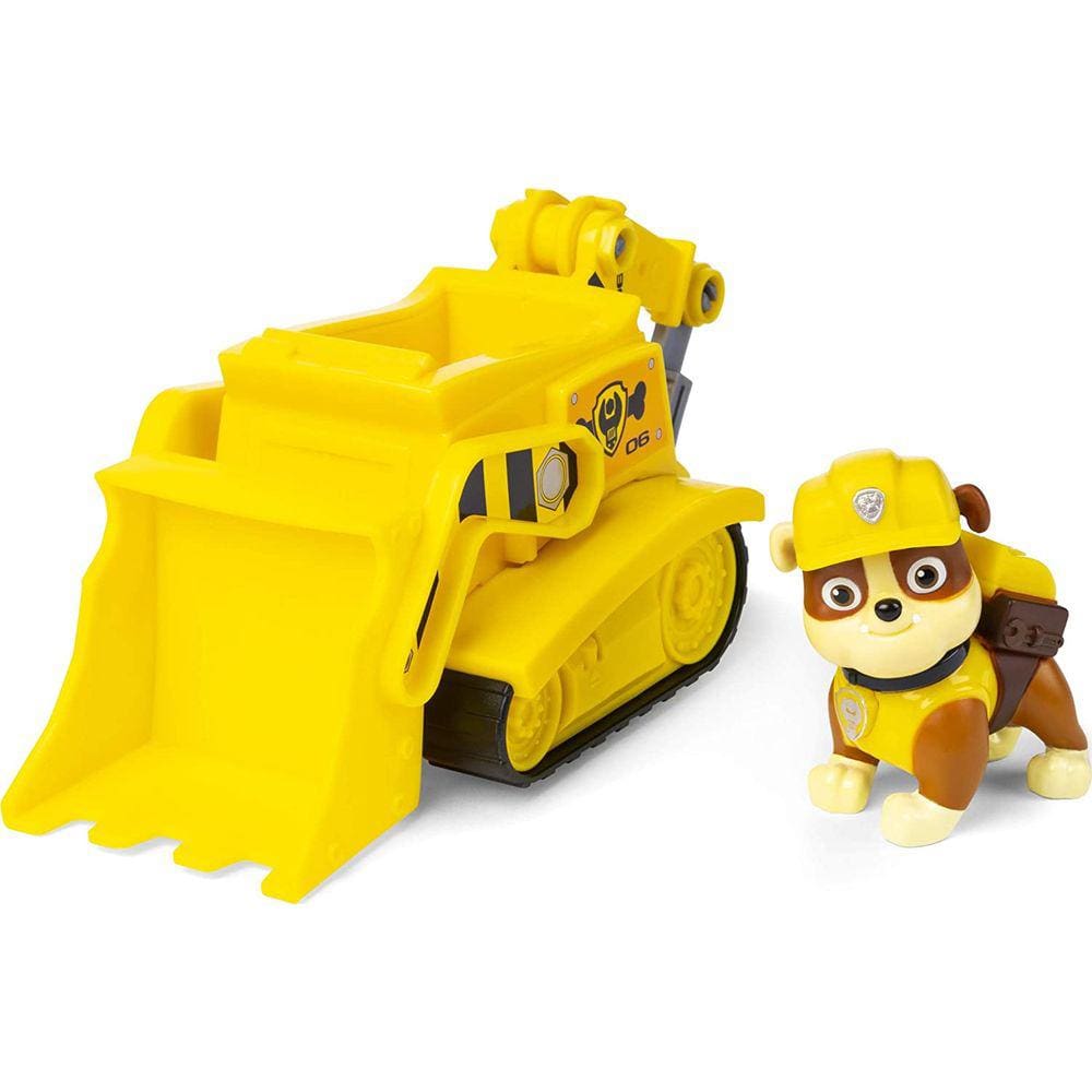 Veículo Bulldozer de Escombros com Figura Colecionável Paw Patrol