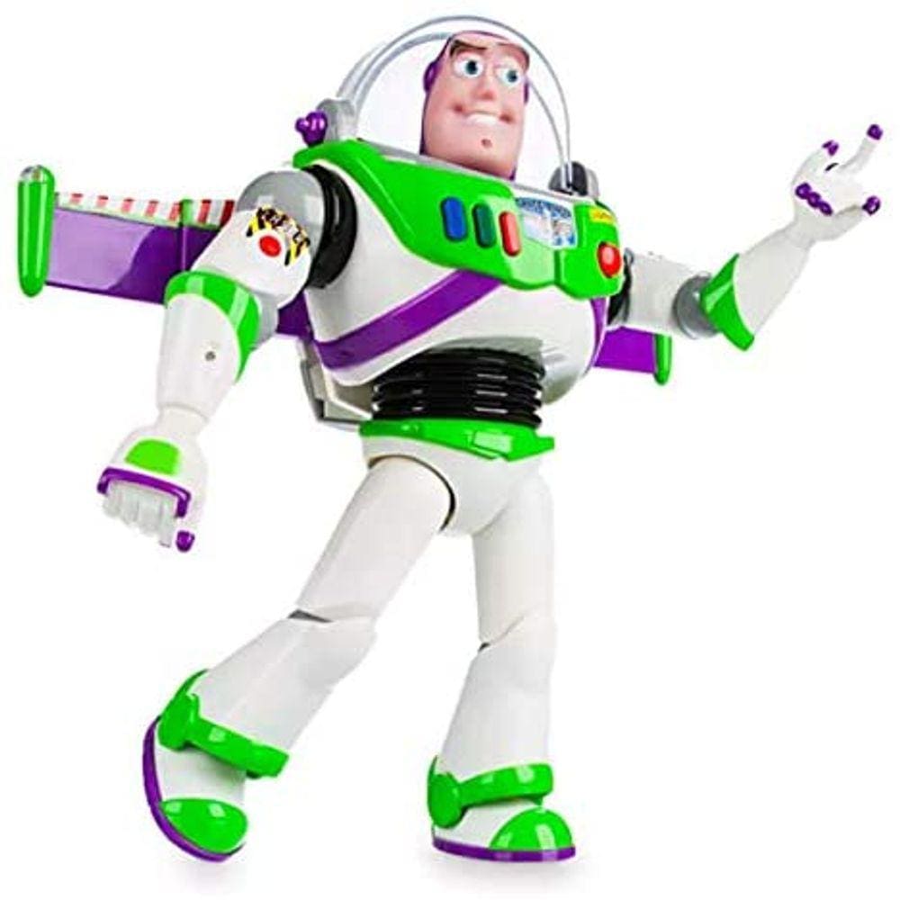 Buzz Lightyear Boneco de Ação Disney Avançado Falante 12" (Produto Oficial da Disney)