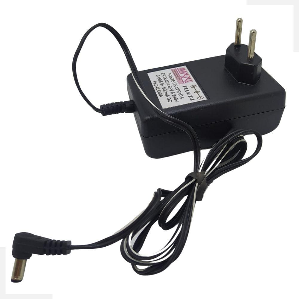 Fonte Chaveada Pedaleira 9v X 800mah (Negativo) Maxxi