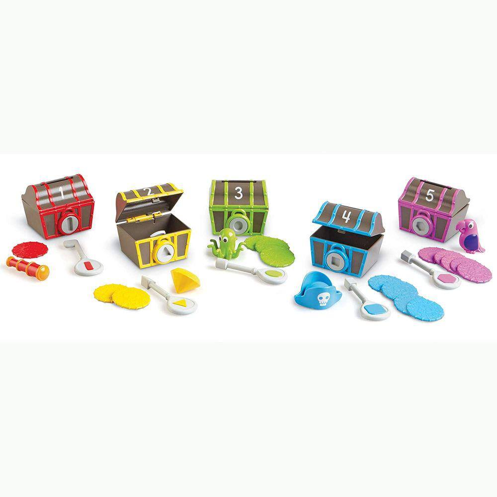Brinquedo Tesouro Pirata Surpresa de Aprendizado e Classificação, Learning Resources, 3+