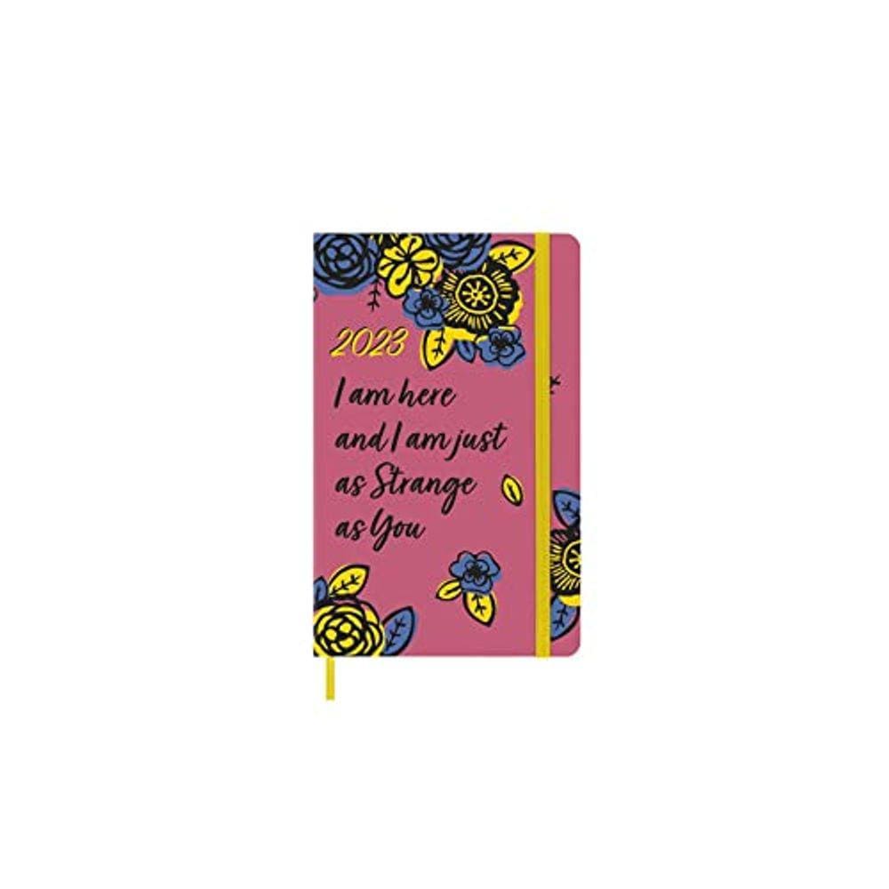 Moleskine Edição Limitada Frida Kahlo 12 Mês 2023 Planejador Semanal, Capa Dura, Grande (5" x 8,25"), Rosa