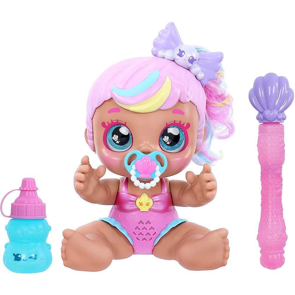 Boneca Kindi Kids Electronic 6.5” 2 Acessórios - Poppi Pearl Bubble `N` Sing