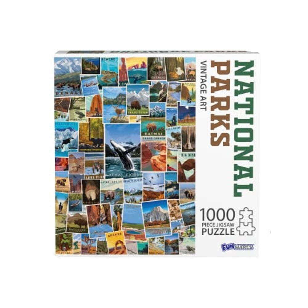 1000 Peça Quebra-Cabeça - Quebra-cabeça dos Parques Nacionais