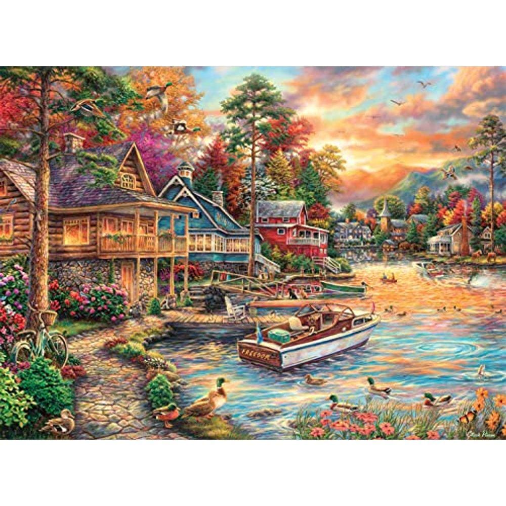 Buffalo Games - Chuck Pinson - Freedom at The Lake - 1000 Piece Jigsaw Puzzle