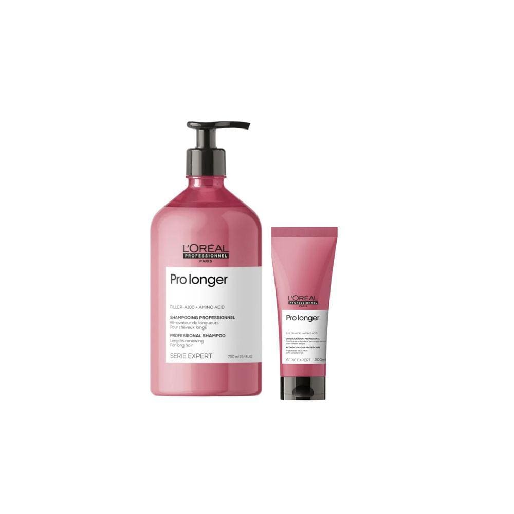 Kit L´Oréal Pro Longer Shampoo 750ml + Condicionador 200ml