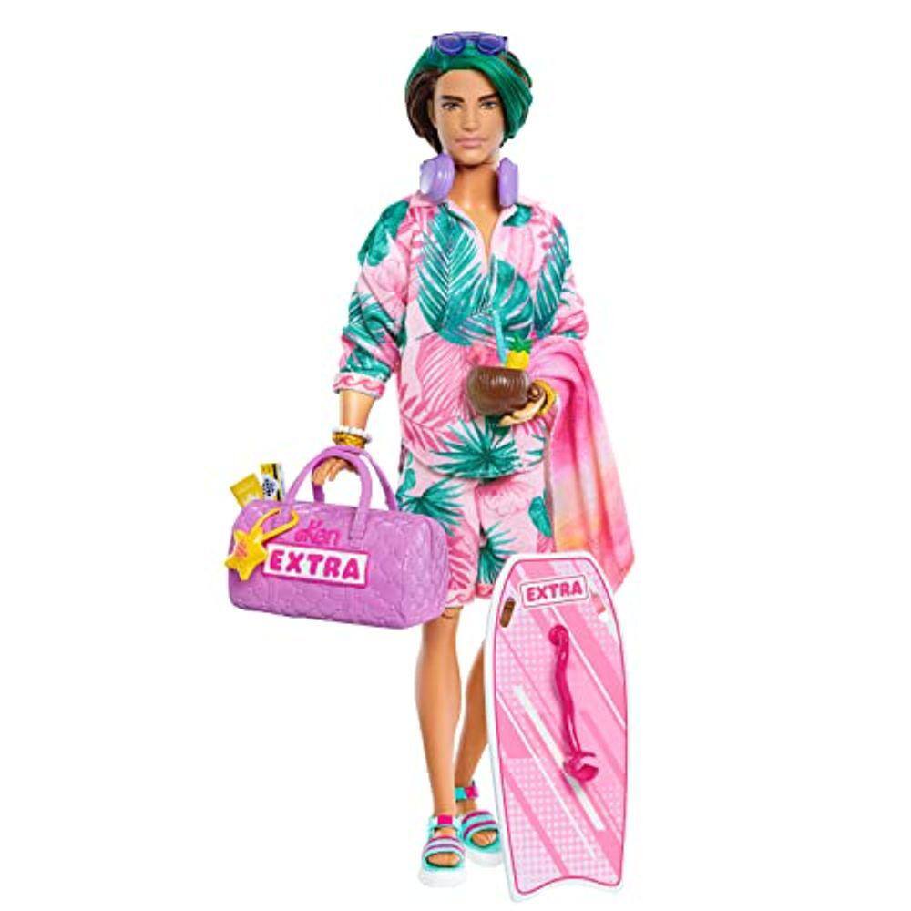 Boneco ken fashionista graphic namorado barbie bermuda articulado