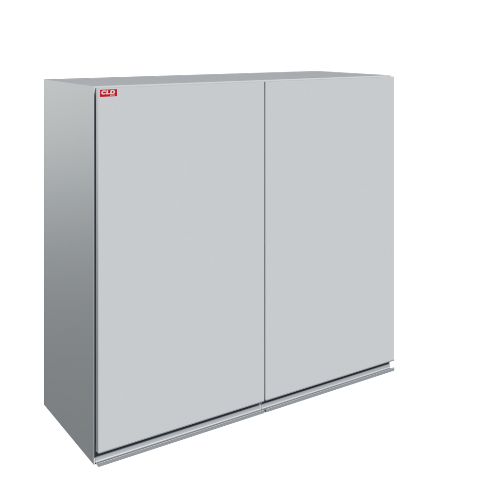 Armário Aéreo CLD 100% MDF 80 cm 2 Portas Branco Fosco